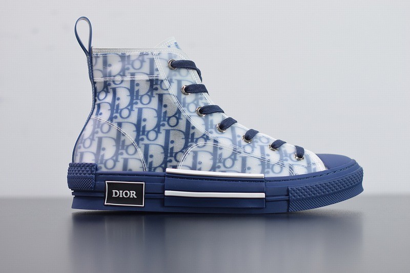 Dior B23 High Top Blue Oblique