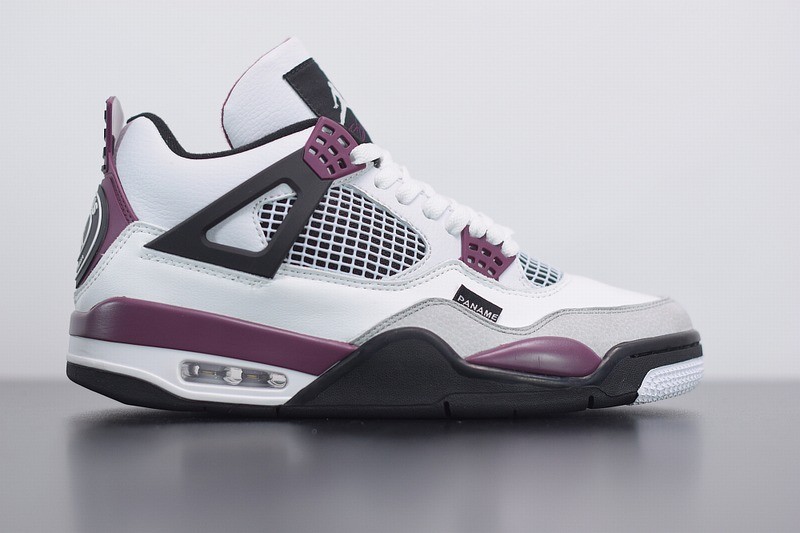 Jordan 4 Retro PSG Neutral Grey Bordeaux