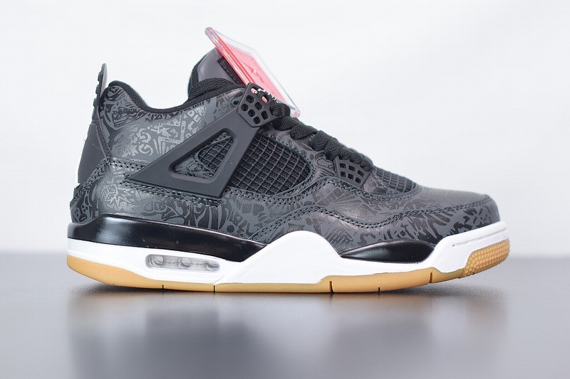 Jordan 4 Retro Laser Black Gum