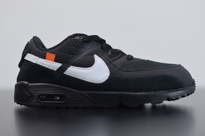 Kids Nike Air Max 90 OFF-WHITE Black