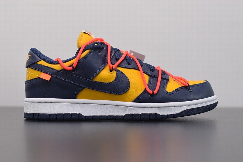 Nike Dunk Low Off-White University Gold Midnight Navy