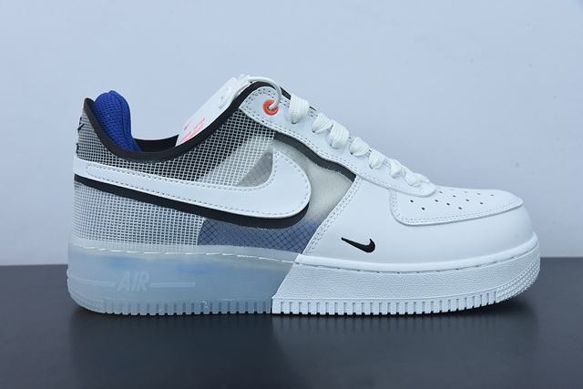 Nike Air Force 1 Low React Split White Photo Blue