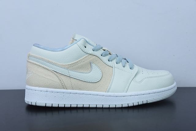 Jordan 1 Low Canvas Grey Cream