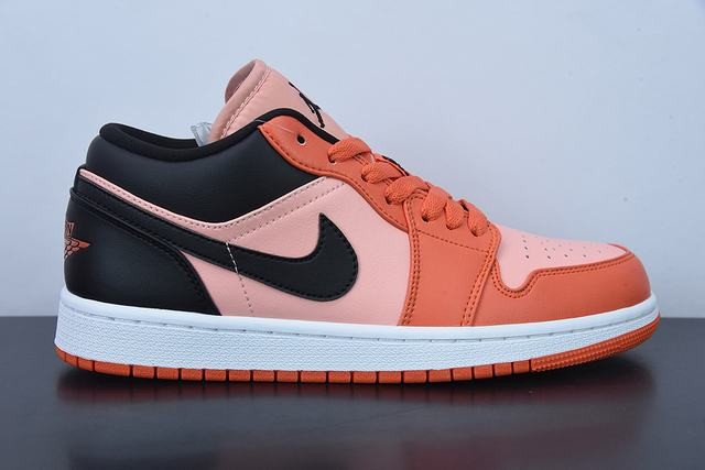  Jordan 1 Low Orange Black