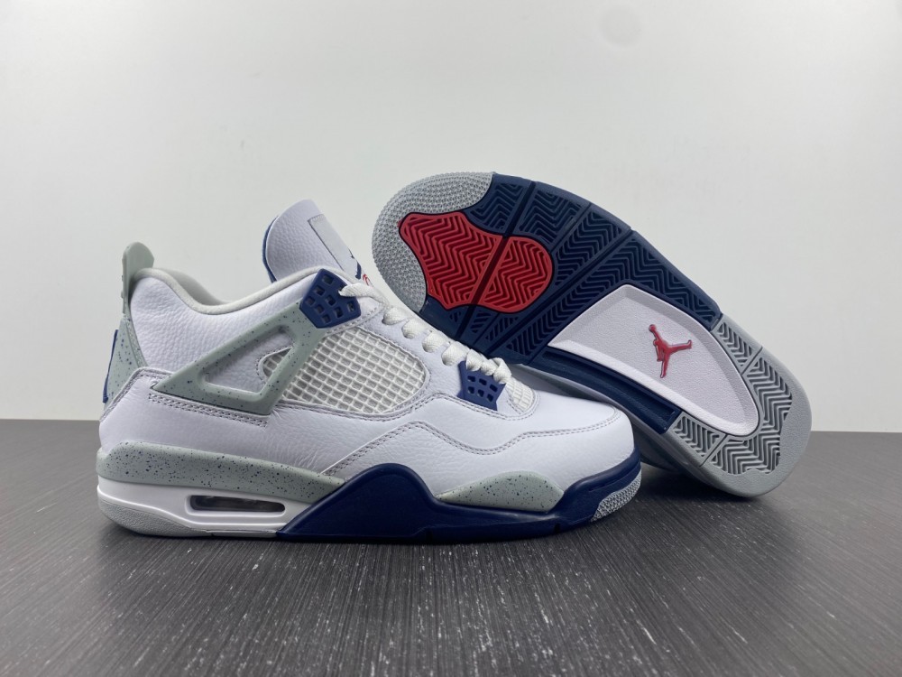 Jordan 4 Retro White Midnight Navy