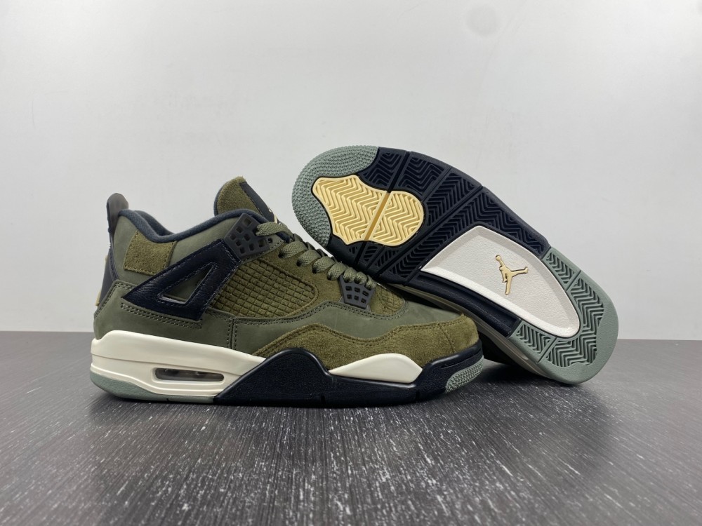 Air Jordan 4 Craft “Medium Olive”