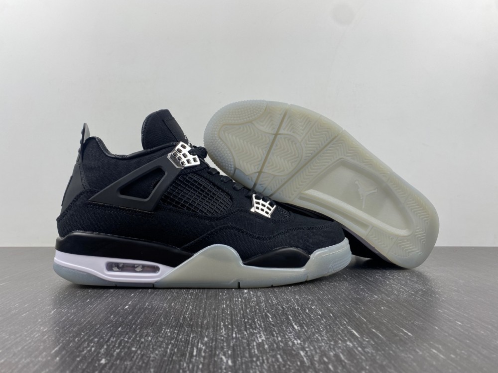 Air Jordan 4 black grey