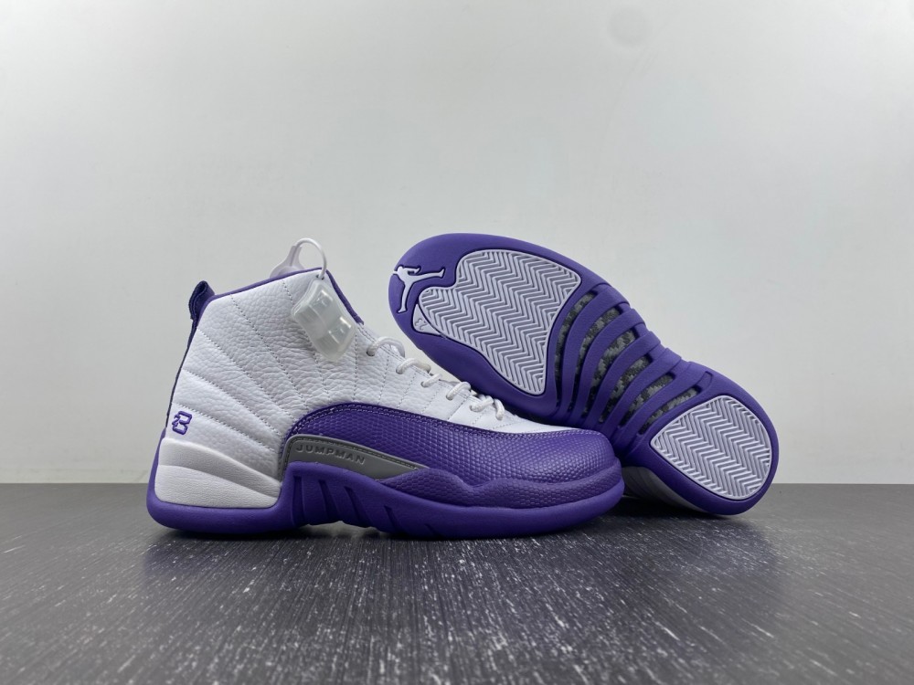 Air Jordan 12 Purple White