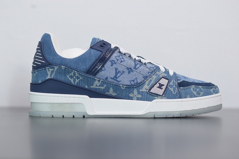 Louis Vuitton LV Trainer Sneaker Denim Monogram